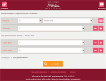 Tablet Screenshot of apartament-krakow.pl
